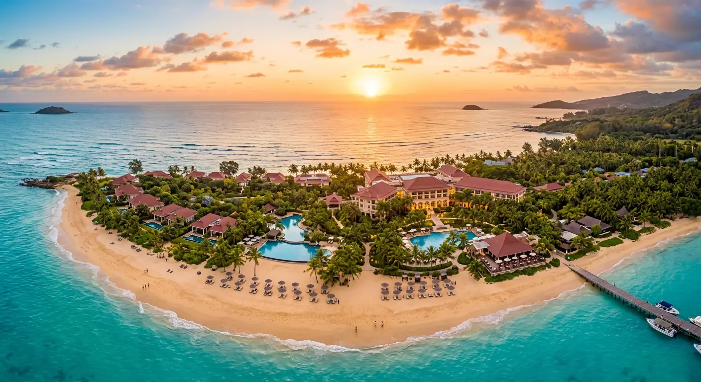 Beachfront resort